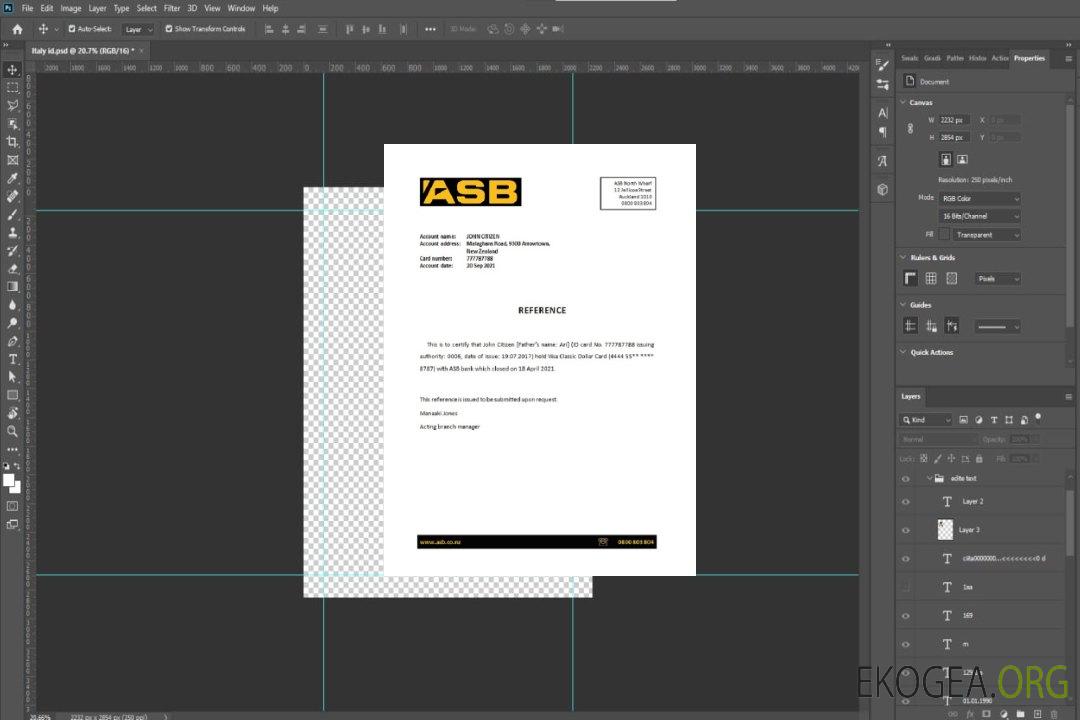 Référence Nouvelle , Zélande , ASB , closure template